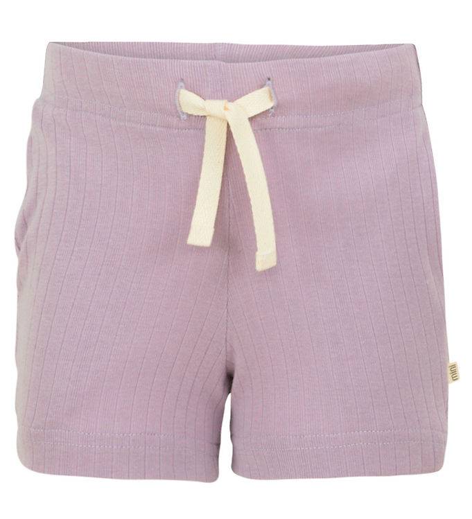 Minimalisma Leggings - Rib - Nordsea - Lilac - Minimalisma - 74 - Shorts