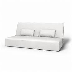 IKEA - Beddinge Sofa Bed Cover, Absolute White, Cotton - Bemz