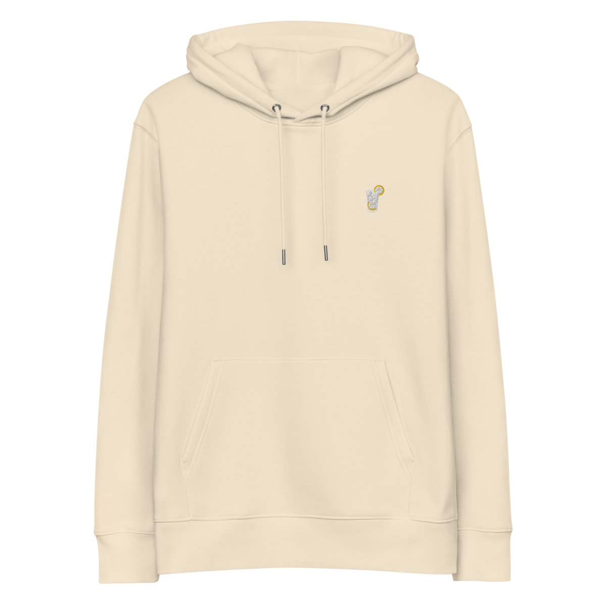 The Gin & Tonic Glass eco hoodie - Desert Dust (XL)