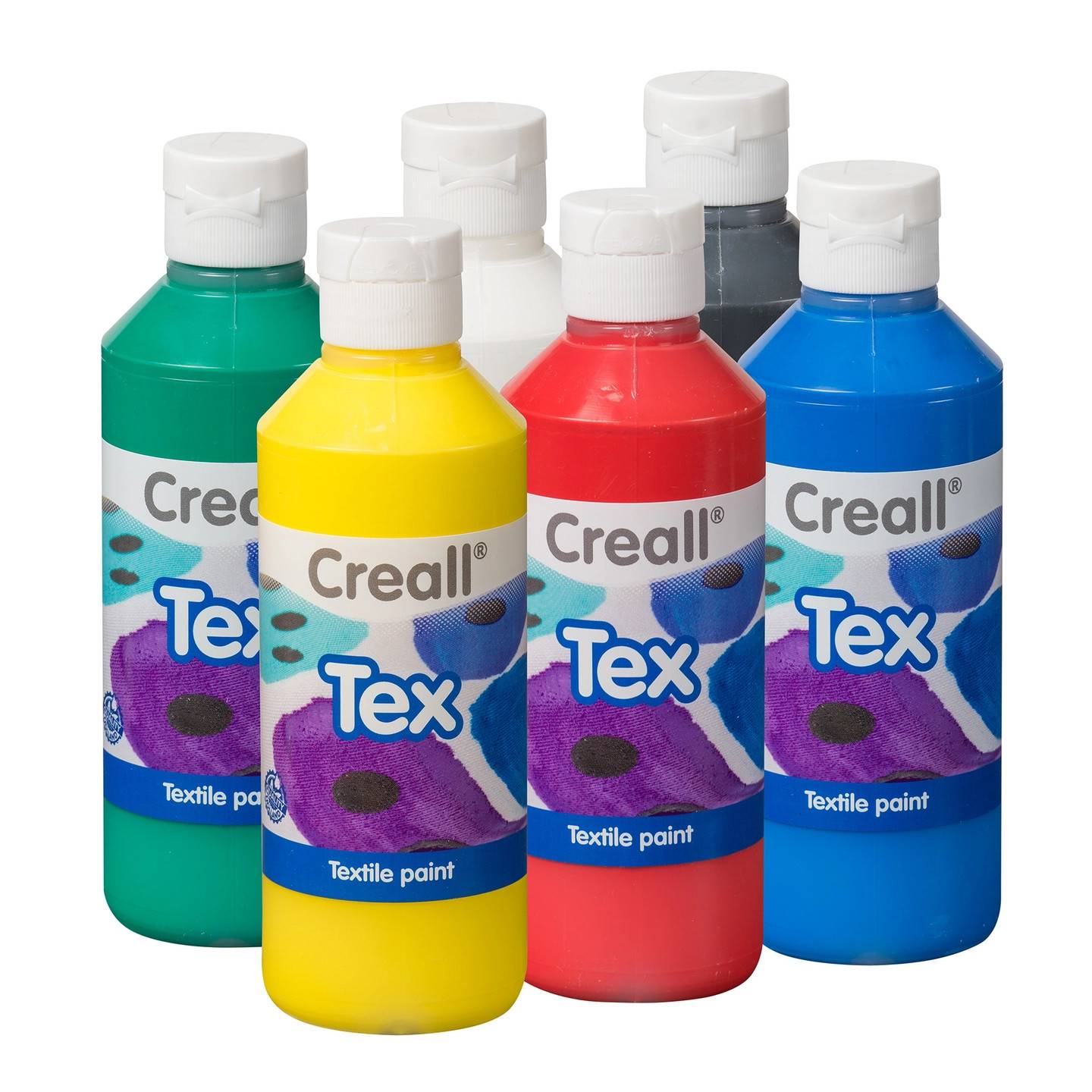 Creall textilfärg6 x 250 ml