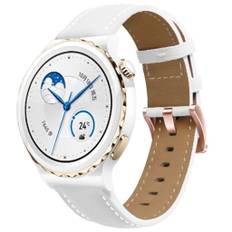 Garmin Venu / 2 Plus / Sq / Sq 2 Urrem i Læder - Hvid
