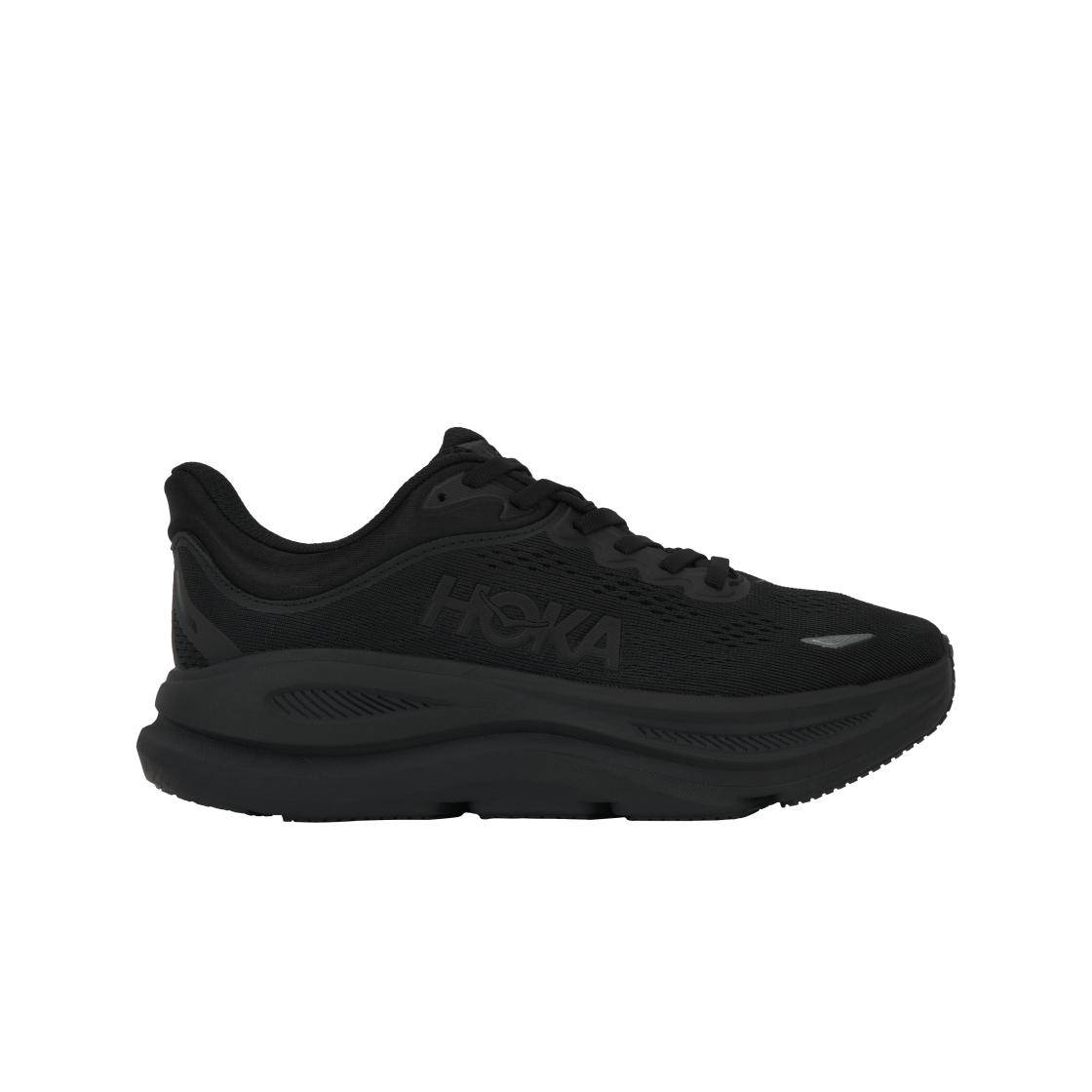 Hoka One One Bondi 9 X-Wide Bekväma Mångsidiga Halkfria Hållbara Låga Vardagsskor för Stadspendling Löpning Herrsneaker Svart 1162015-BBLC 43⅓