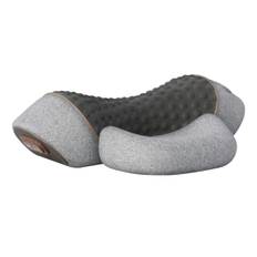 Elektrisk nakkemassagepude med varme, vibrerende shiatsu-massager til smertelindring, cervikal, ortopædisk pude