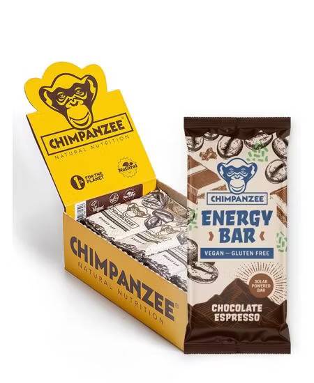 Chimpanzee Energy Bar Chocolate Espresso - Box 15 Bars