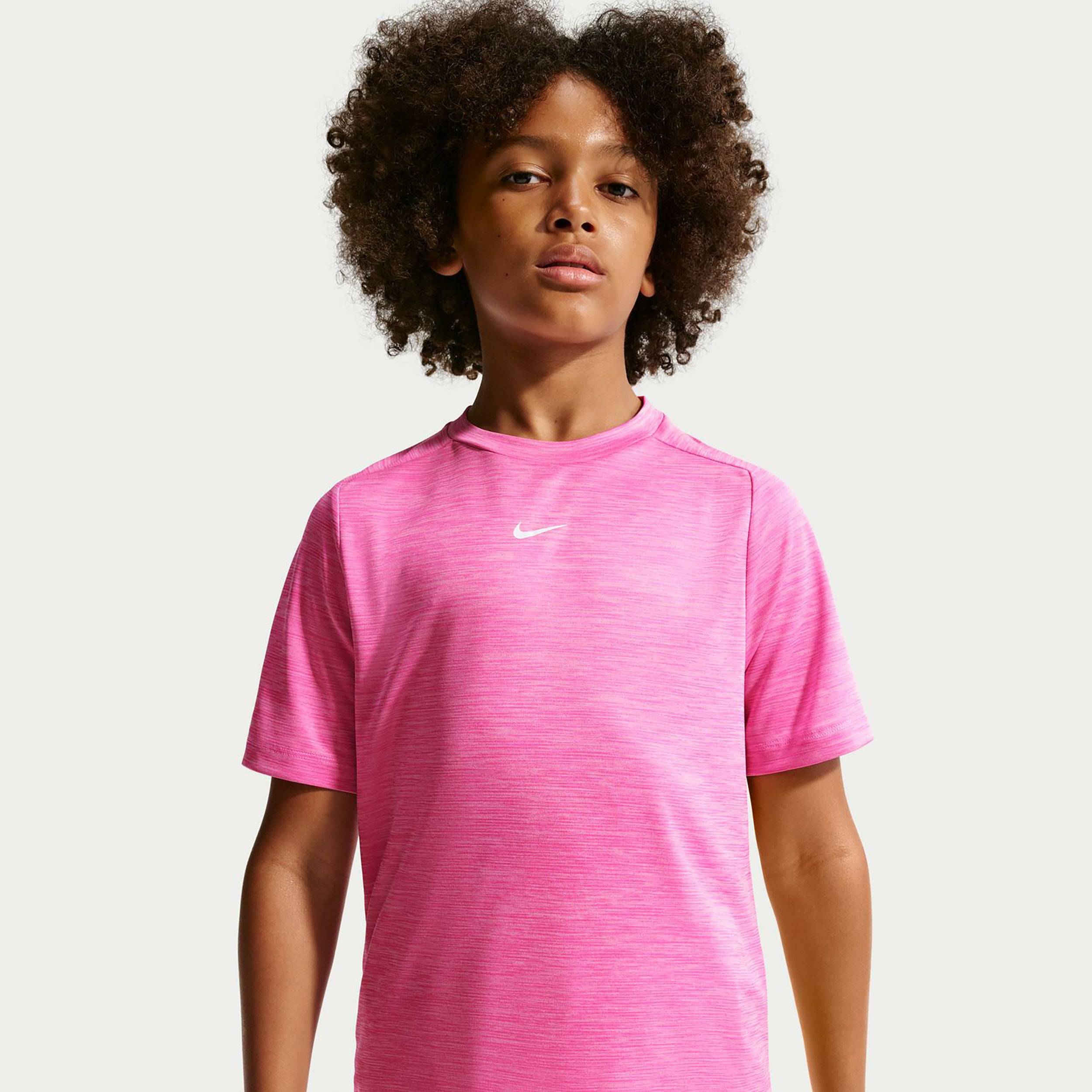 Nike Dri-fit Multi Heather T-shirt Barn - rosa