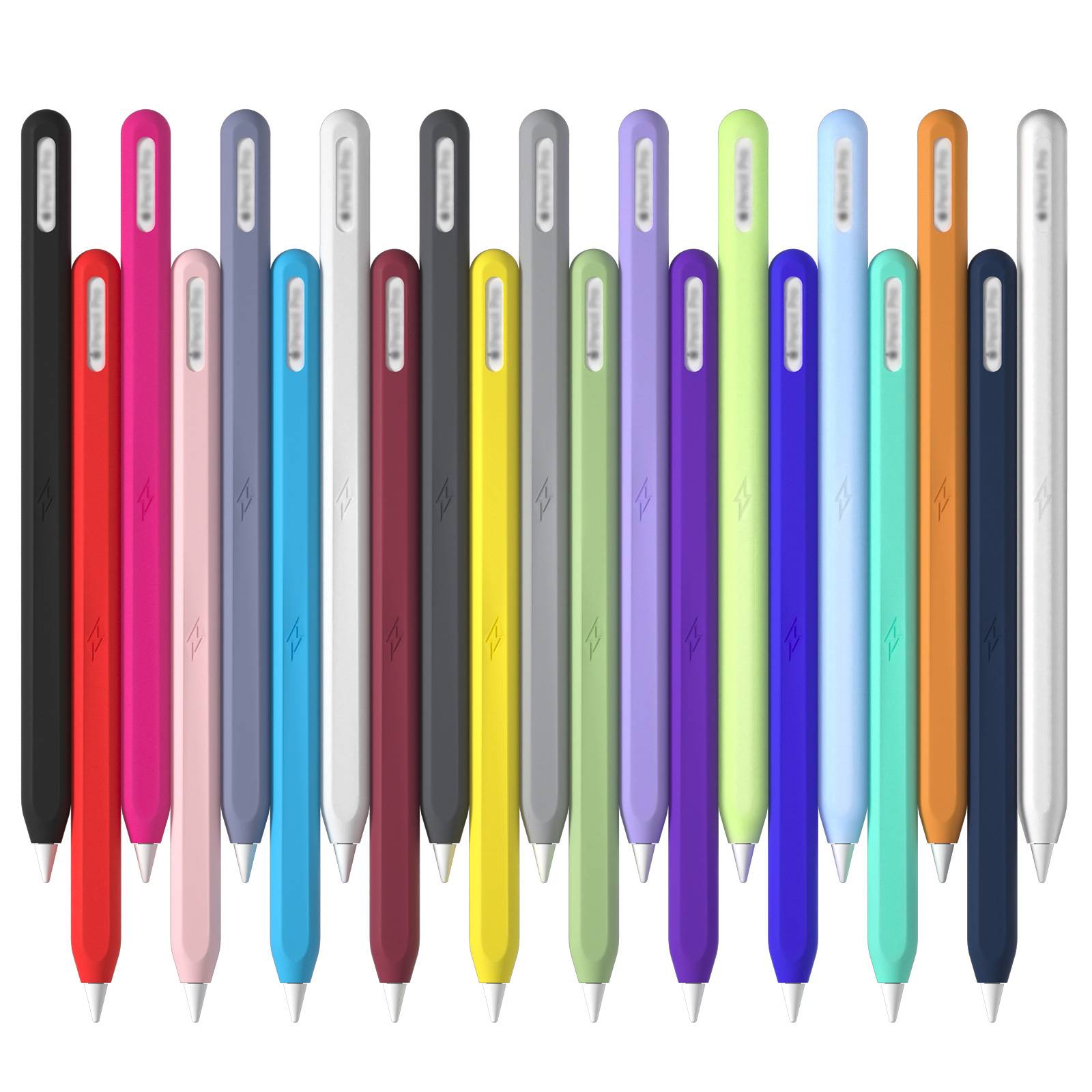 Silicone Protective Case for Apple Pencil Pro and Apple Pencil (2nd generation) USB-C Stylus