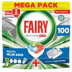 Fairy Platinum Plus Kräuterbrise, 100 Kapseln für Geschirrspüler in einem – beseitigt Glanzverlust