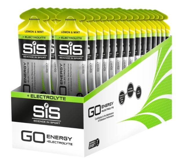 SiS GO Energy+ Electrolyte Energigel Ask Lemon & Mint, 30 x 60 ml