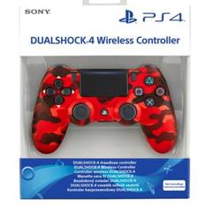 Official Sony Playstation PS4 DualShock 4 V2 Wireless Controller Kontroller- Camouflage Red