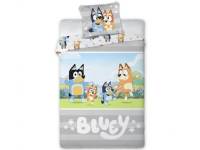 (ComputerSalg) Bluey Junior Sengetøj 100x135 cm - 100 procent bomuld