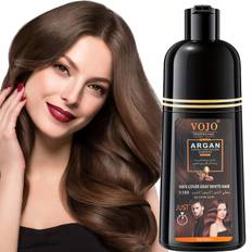 TEMU Unisex Adult Hair Dye Shampoo, Black Hair Dye Shampoo Foam, For Gray Hair, Normal Hair Style