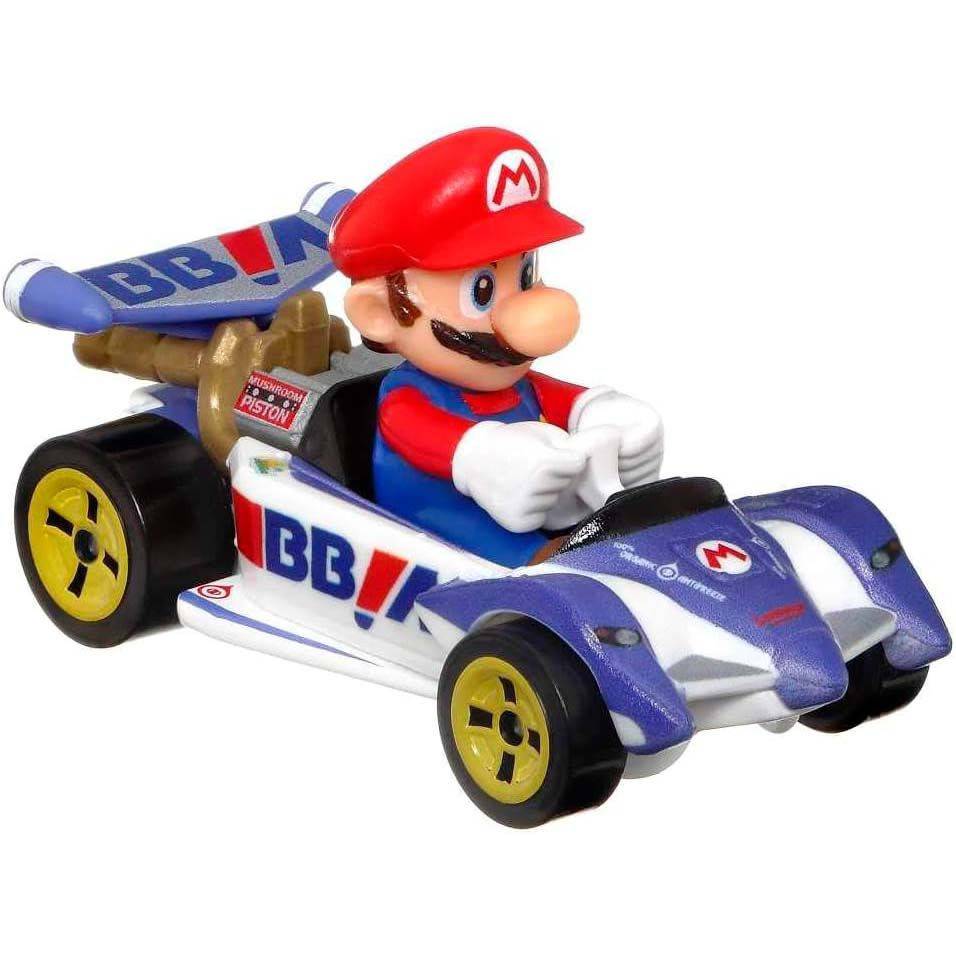 Hot Wheels Mario Kart Mario 1:64 Hot Wheels die cast samlefigurer HDB36