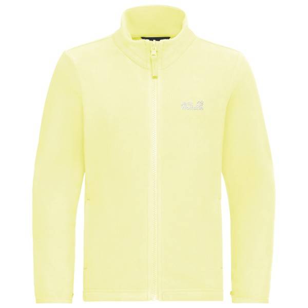 Jack Wolfskin Kid's Taunus 100 Fullzip Fleecejacka Barn Storlek 104 Färg gul