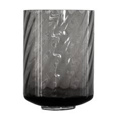 SPECKTRUM Meadow Swirl Cylinder Vase W. Foot |Grå |21 cm