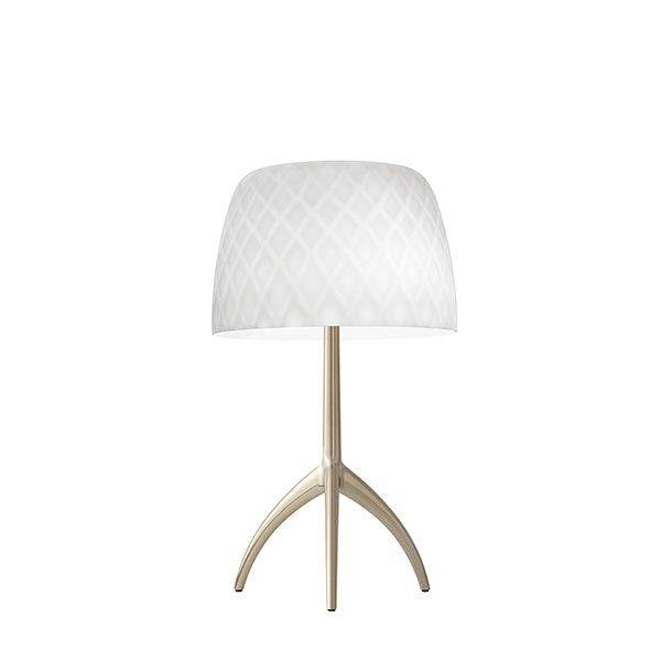 Foscarini Lumiere Piccola 30: Champagne & Pastiller On/Off - Champagne och opal
