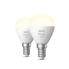 Philips Hue W E14 Pære 470lm Bluetooth 2-pak