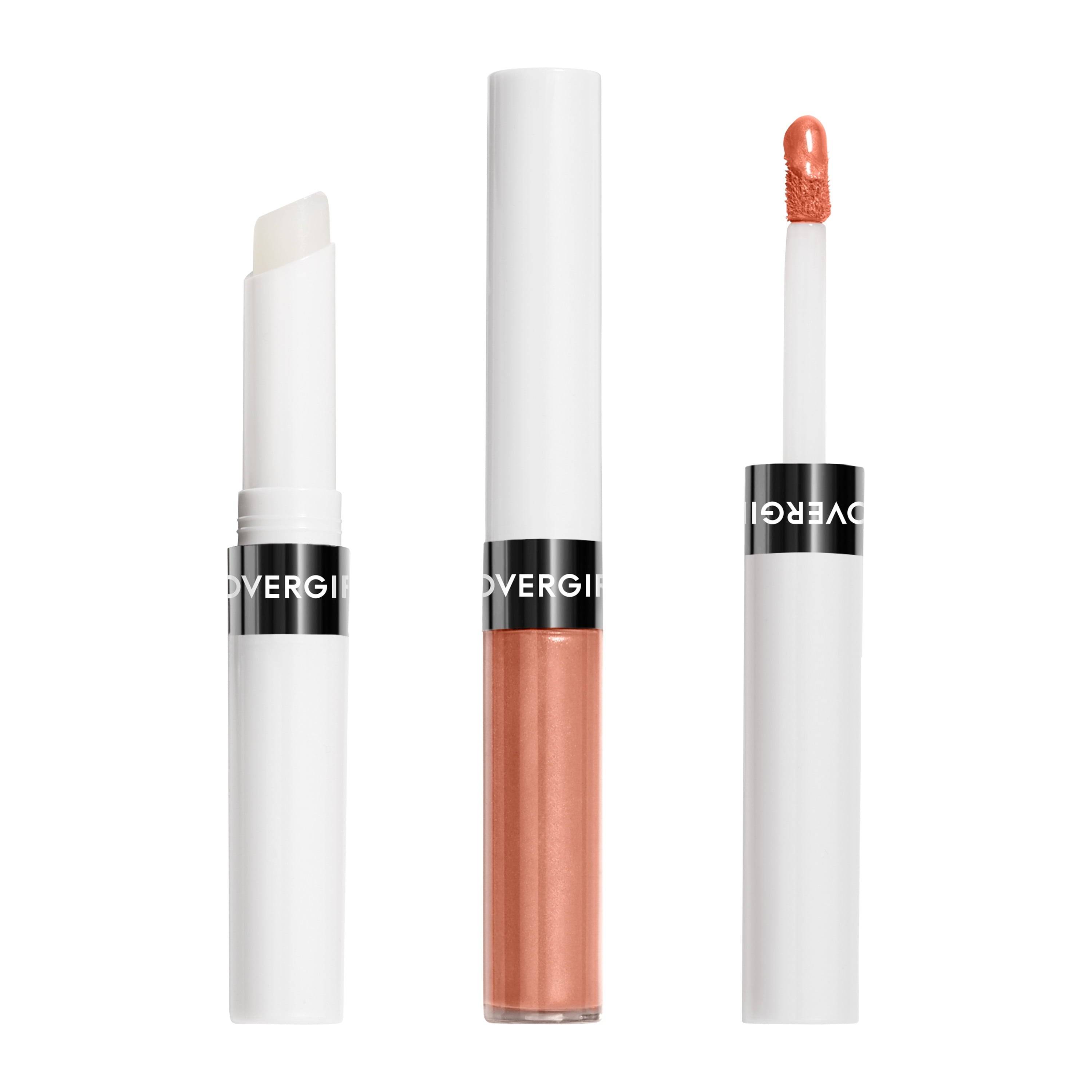 COVERGIRL Outlast All-Day Lip Color Liquid Lipstick and Moisturizing Topcoat, Blushed Mauve - Porcelain