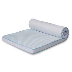 Kølende topmadras - 140x210 cm - 7 zoner - Luksus memoryskum topmadras 8 cm høj - SLEEP TECH By Borg