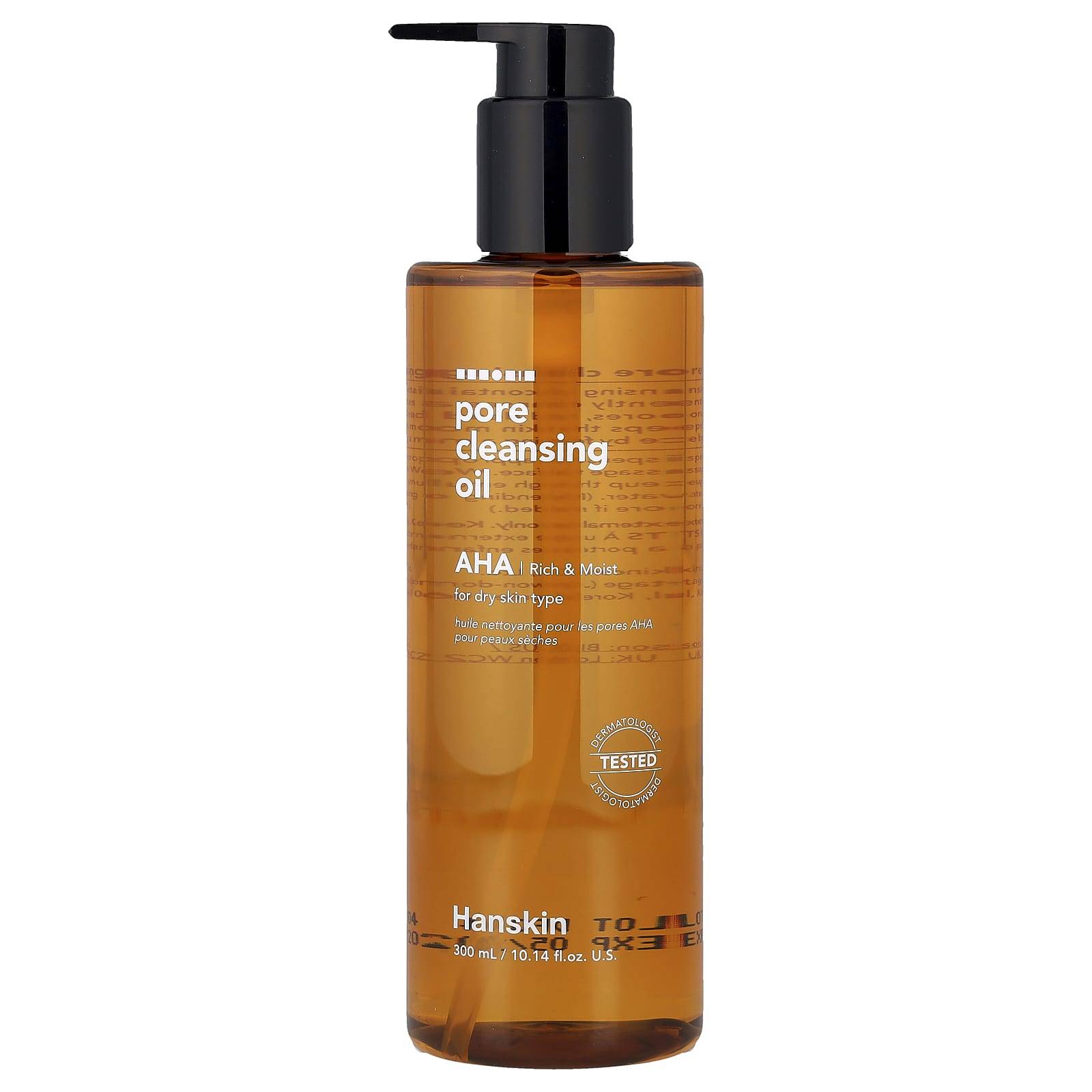 Hanskin Pore Cleansing Oil, AHA, 300ml (10.14 fl oz)