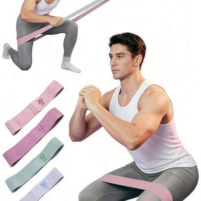 1/2-pack elastiska träningsband i tyg, motståndsband för yoga och gluteus, expansionsband för gymträning, yogaträningsring och spänningsband - Multifärgad (20 pund,40 pund,60 pund,20 pund 40 pund 60 pund,40 pund 60 pund,20 pund 40 pund)