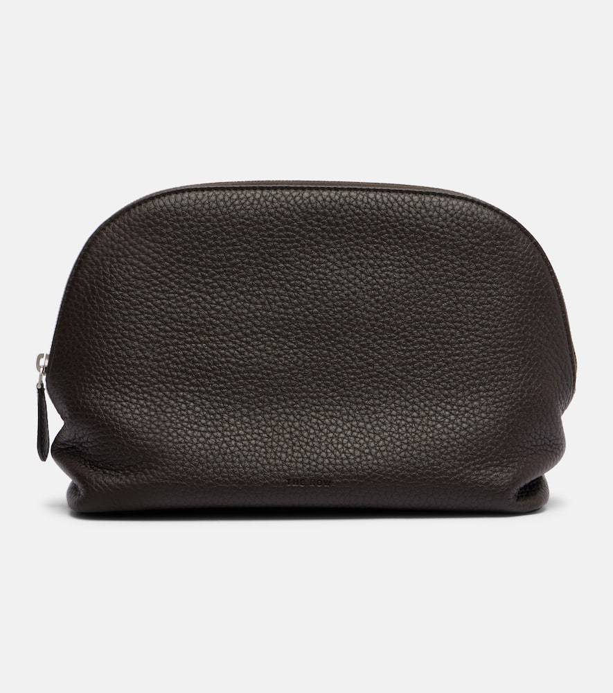 The Row Pouch Agnes de piel - marrón - Talla Única