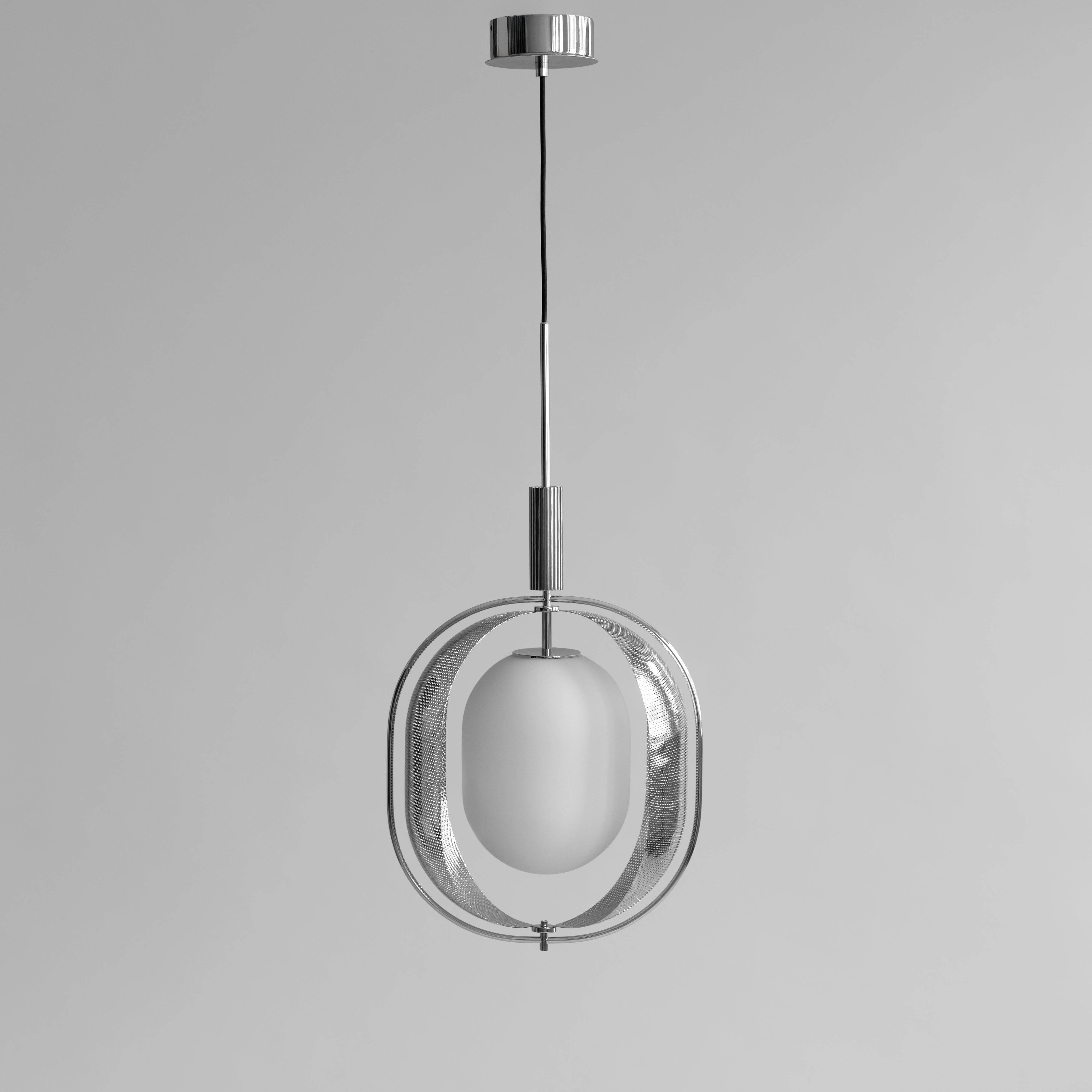 101 CPH Pearl Pendant - Chrome.