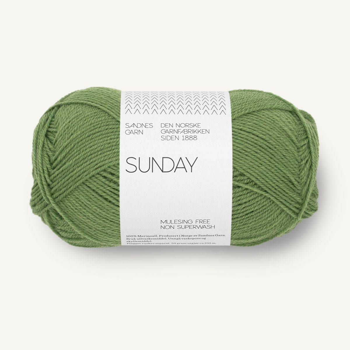 Sunday garn fra Sandnes Garn - Vineyard green