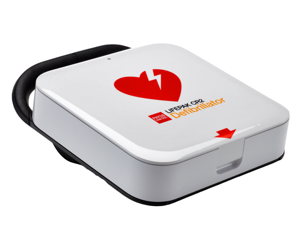 Hjärtstartare LIFEPAK® CR2 - WiFi - 2 språk med handtag