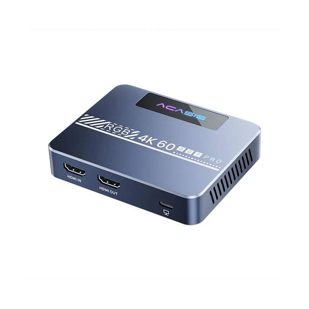 Acasis 4K 60HZ Video Capture Card HDR10 RGB 1080P Grabber for Game Recording Live Streaming Camera Tablet