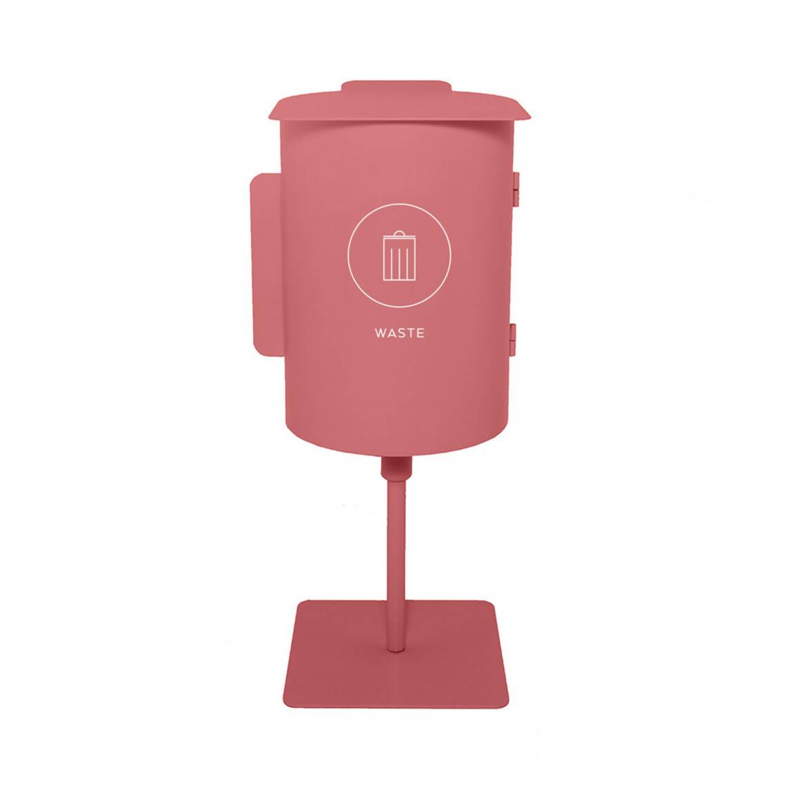 Källsorteringskärl Birdie - Singel, Utförande Waste - 43 L, Färg Gammelrosa