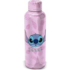 Stor Rustfrit Stål Stitch Palmer Termo Vandflaske 515ml Rosa