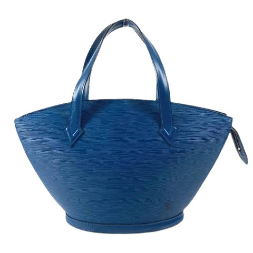 Louis Vuitton Vintage Pre-owned Vintage Epi Skuldertaske - Vintage - Dame - Blå - ONE SIZE - Uld