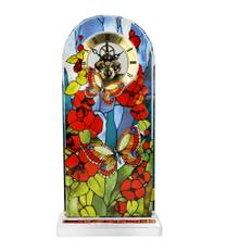 Tischuhr Tiffany Schmetterlinge