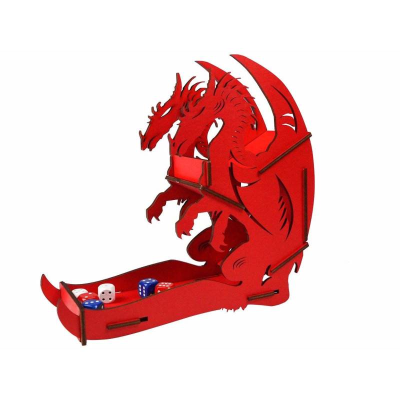 e-Raptor Dice Tower Dragon Red