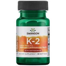 Swanson - Vitamin K2 With Nattokinase (30 Caps) (Kort datum 28/6 2025)