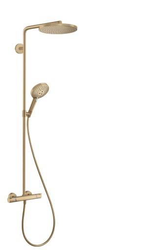 Hansgrohe Raindance Select S 240 PowderRain brusesæt, børstet bronze