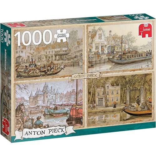 1000 bitar - Kanalbåtar