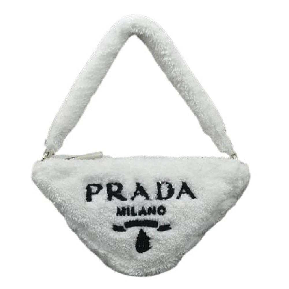 Prada Vintage Pre-owned Mini Taske - Vintage - Dame - Hvid - ONE SIZE -