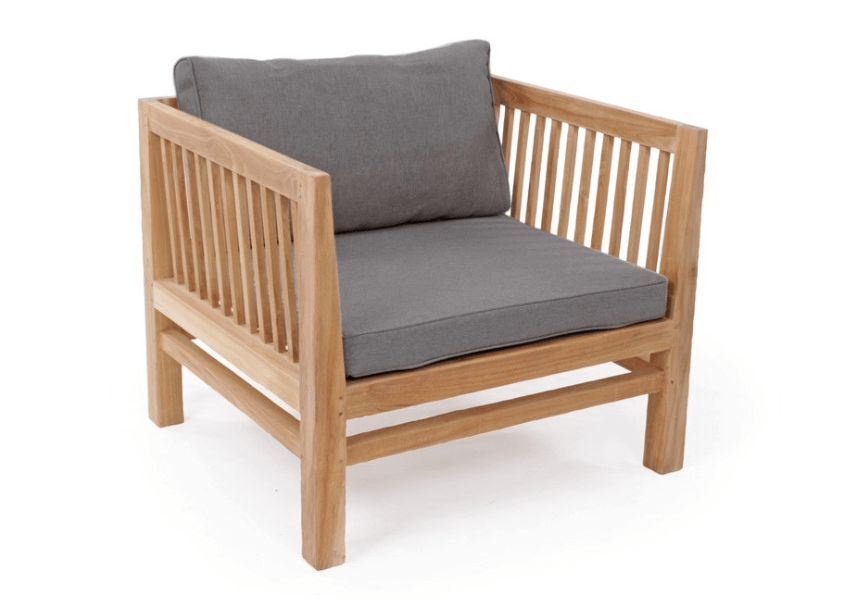 Colorado EASY DRY Teak Sofastol - Grå