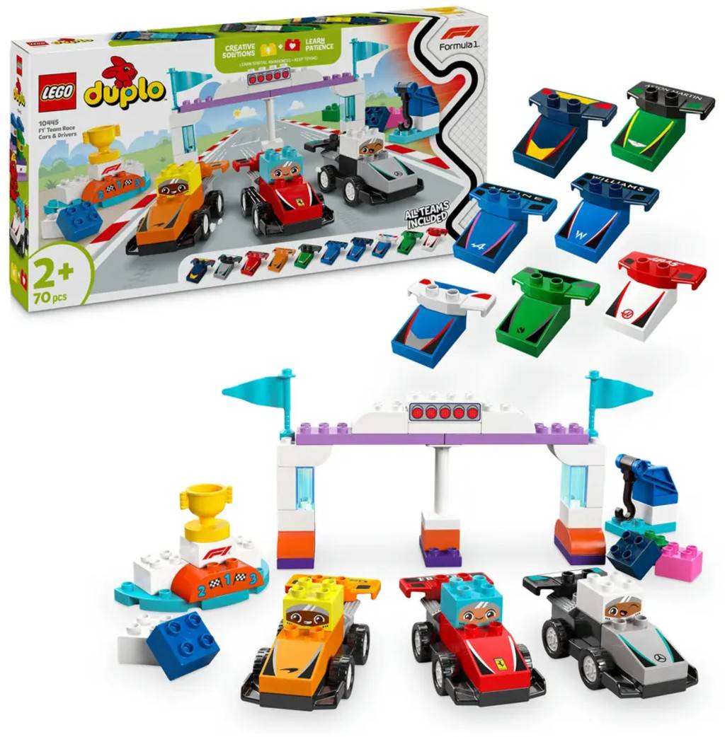 LEGO DUPLO - 10445 F1® Team racerbilar med racerförare