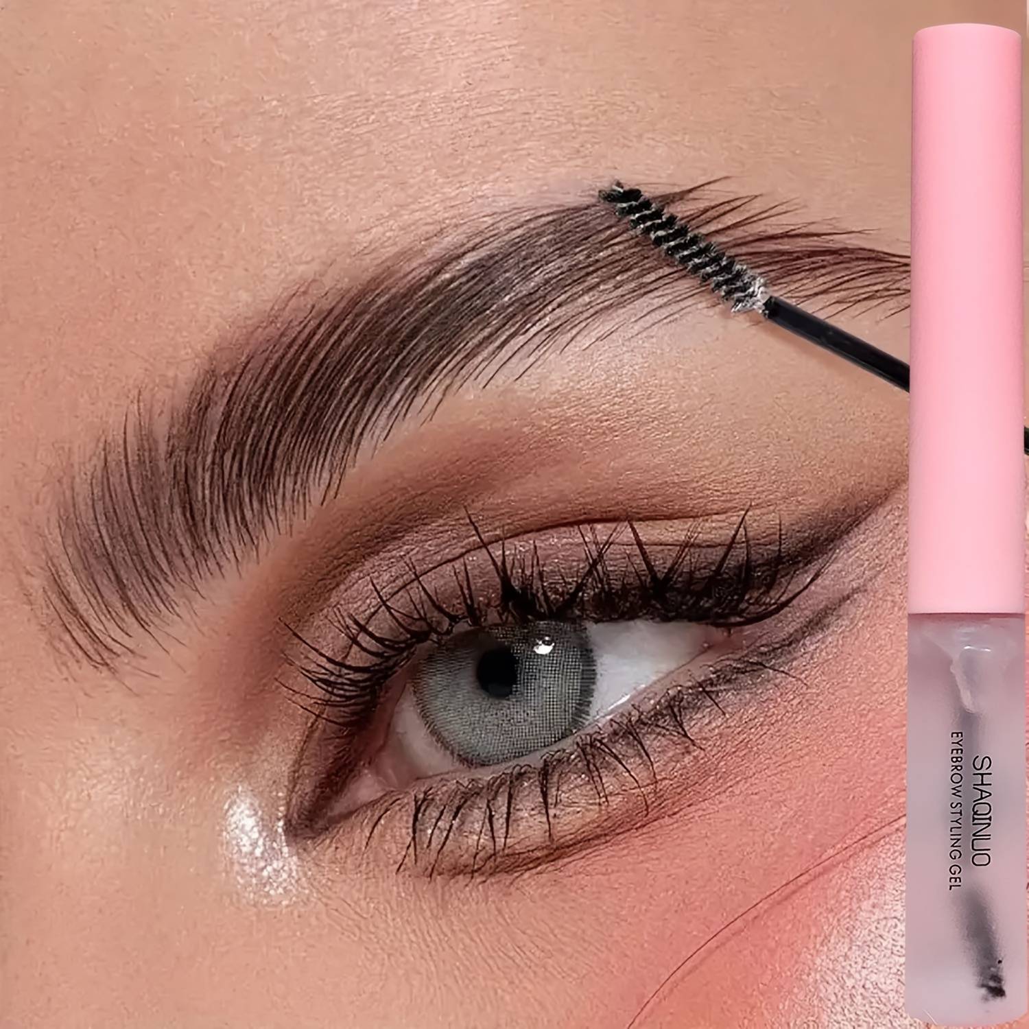TEMU 3d Brow Gel For & Natural Brows, Clear Waterproof Eyebrow Styling Gel, Lightweight & , Long-lasting Hold, Enhances , Perfect For Valentine's Day Or Mother's Day Gifts