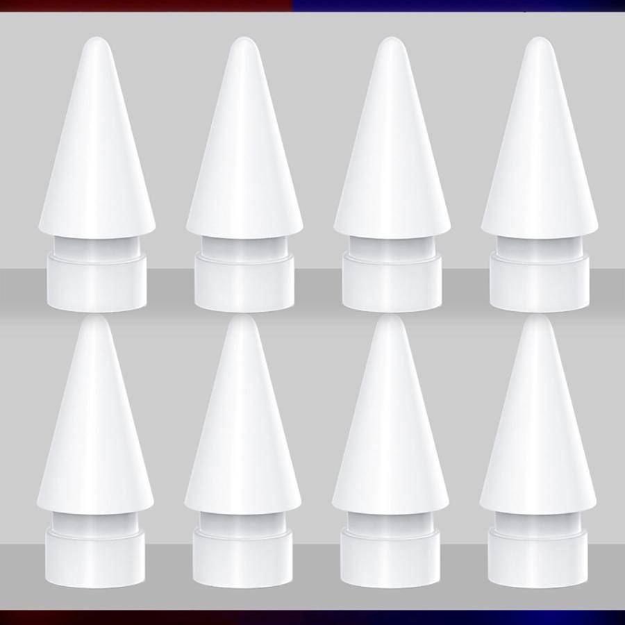 8 ST Ersättningsspetsar Pennspetsar för Apple Pencil 1:a Gen 2:a Gen Pennspetsar för iPad Pro