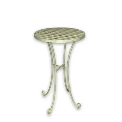 Cafébord Philippe Pistage – Franskt Bistrobord i Järn (Flera storlekar) (Välj storlek: Small Ø40 cm)