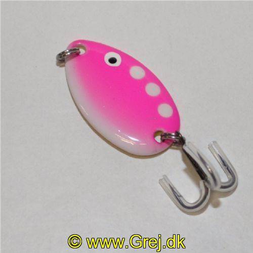Fidusen - 2,8 gram - 3,2cm - Farvenavn: Pink/Chartreuse