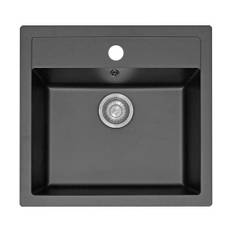 Franke Sirius SID 610-50 TH Tectonite køkkenvask, 56x53 cm, antracit