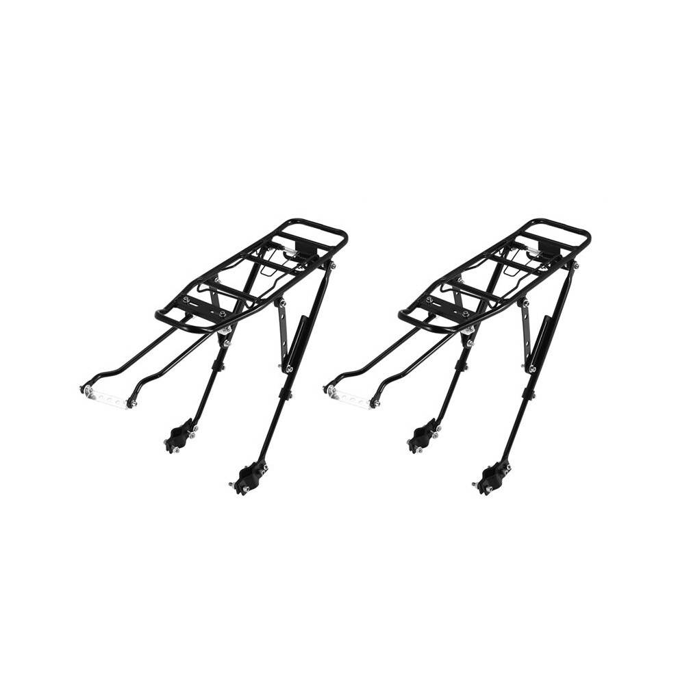 2X Bike Cargo Rack Disc Brake Aluminum Alloy Bicycle Rear Rack Road Bike Foldable Bikes Pannier Carrier Luggage Shelf