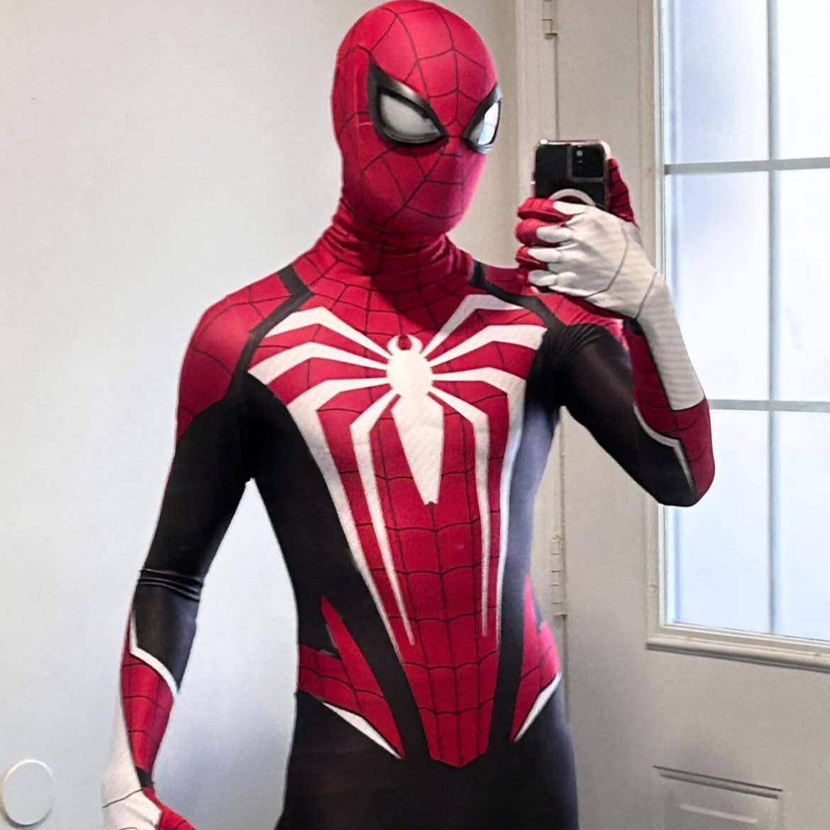 PS5 Spider-Man Dräkt Halloweenkostym cm