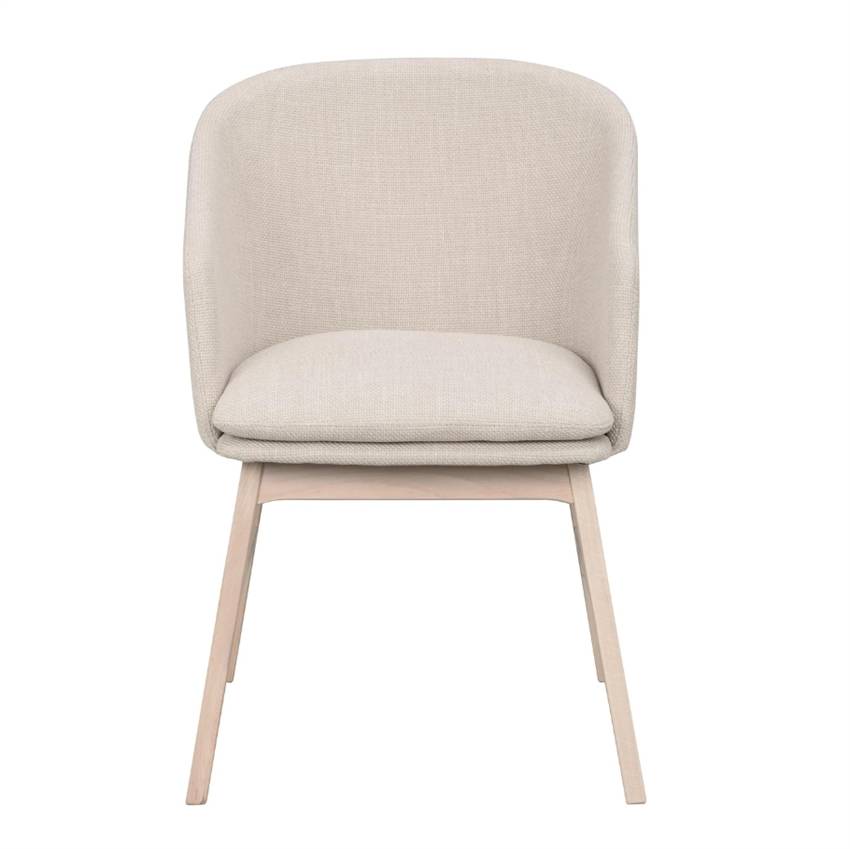 Rowico Home Windham Spisebordsstol – Beige m. Hvidpigmenteret | Møbelsalg.dk