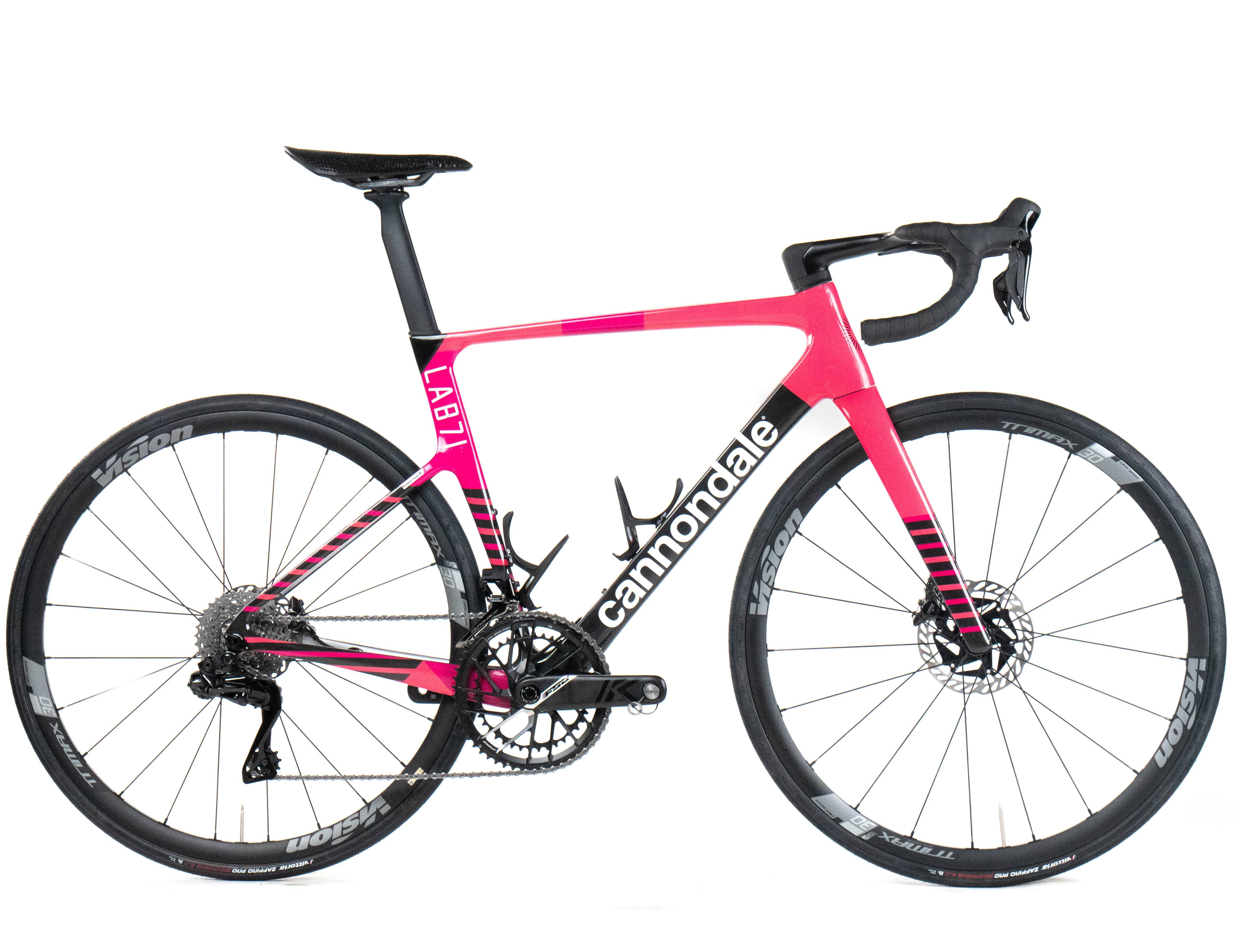 Cannondale Supersix Evo Hi-Mod 2025 Team EF Education-EasyPost Rootkin-Gray size 54 Shimano Dura-Ace Di2 2x12sp - Bikeroom / 54 / pink - custom paint lab-71 (54)