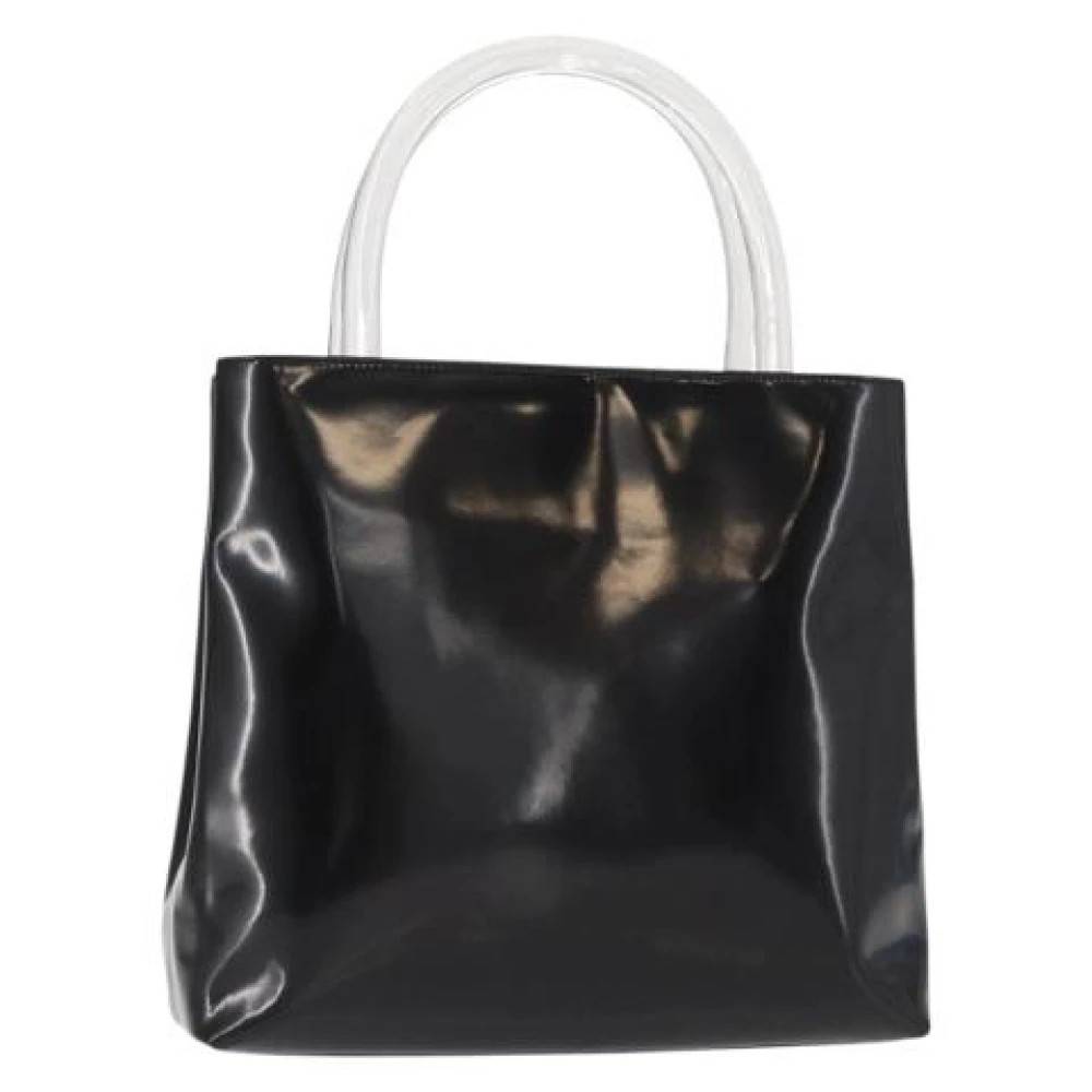 Prada Vintage Pre-owned Belagt Canvas Håndtaske - Vintage - Dame - Sort - ONE SIZE -